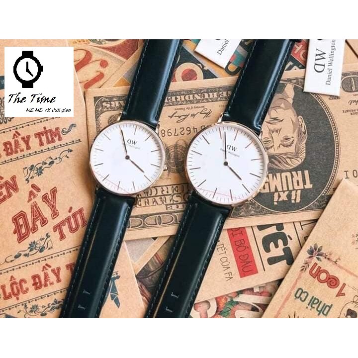 Đồng Hồ Đôi DW Nam Nữ _DW Đôi Daniel Wellington dây da Authentic Fullbox Túi Xách,Hộp,Sách Hướng Dẫn,thẻ,tag check code | WebRaoVat - webraovat.net.vn