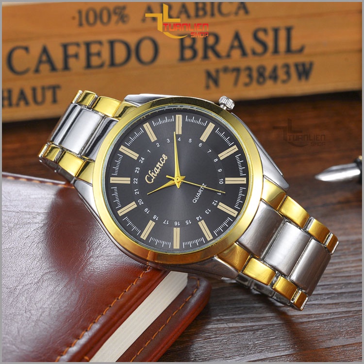 Đồng Hồ Nam CHANCE Dây Thép Đúc Đặc, Phong Cách Doanh Nhân F99