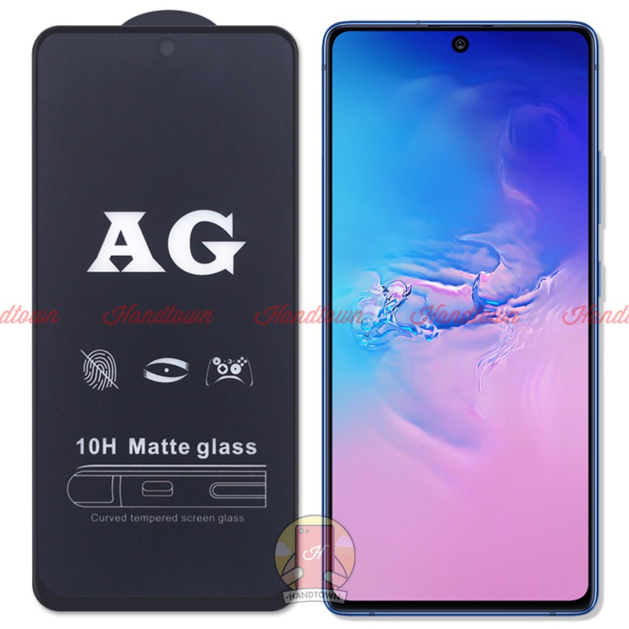 Kính Cường Lực Nhám Full Màn Chống Vân Tay Dành Cho Samsung Galaxy S10 Lite / Note 10 Lite