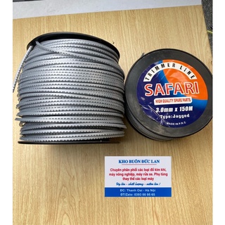 Cước cắt cỏ gai xám nhật bản safari 3.0mm- 3.5mm- 4.0mm. cước vụt cỏ siêu sắc- siêu bền