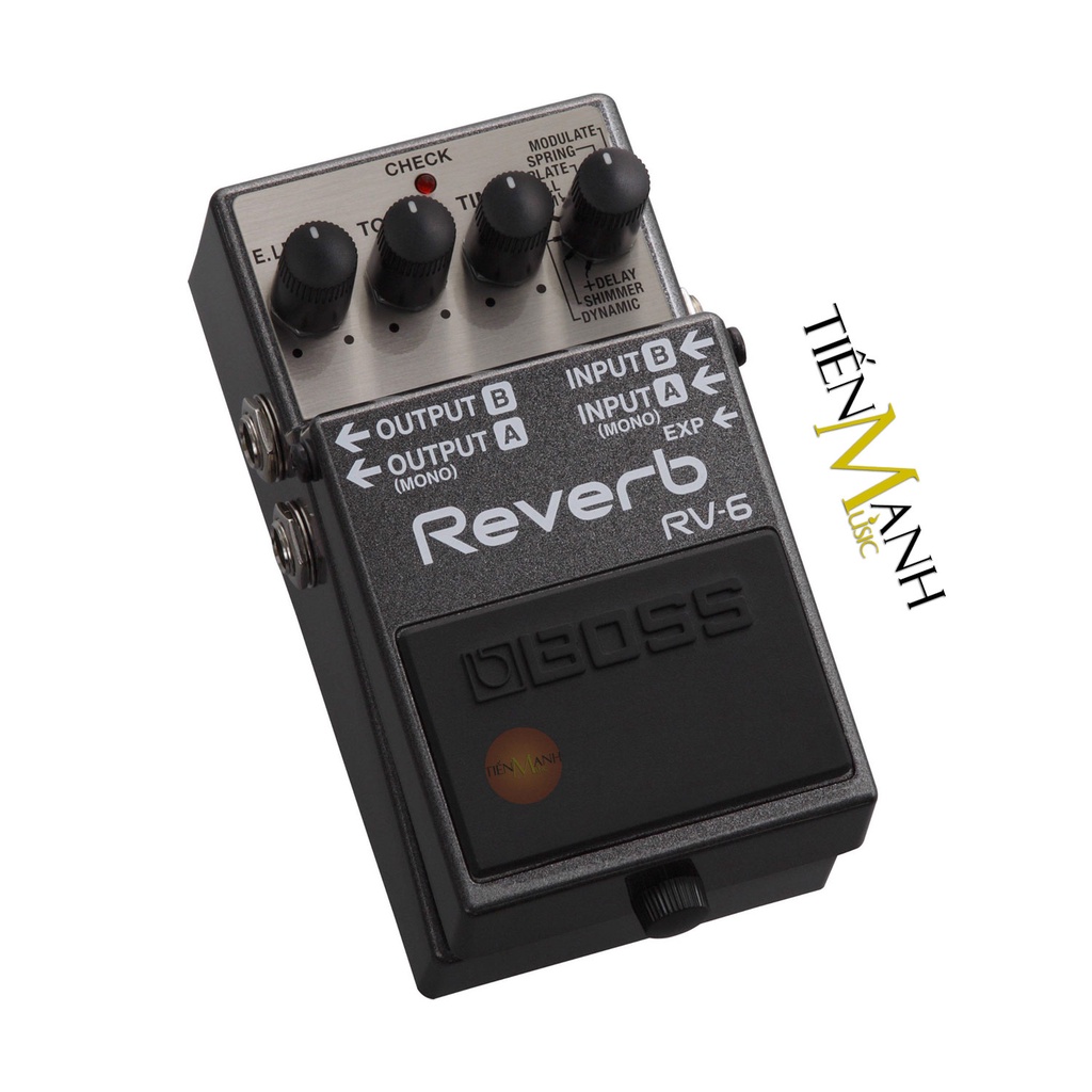 [Chính Hãng] Phơ Guitar Boss RV-6 Reverb Graphic Equalizer - Bàn Đạp Fuzz Pedals Effects RV6