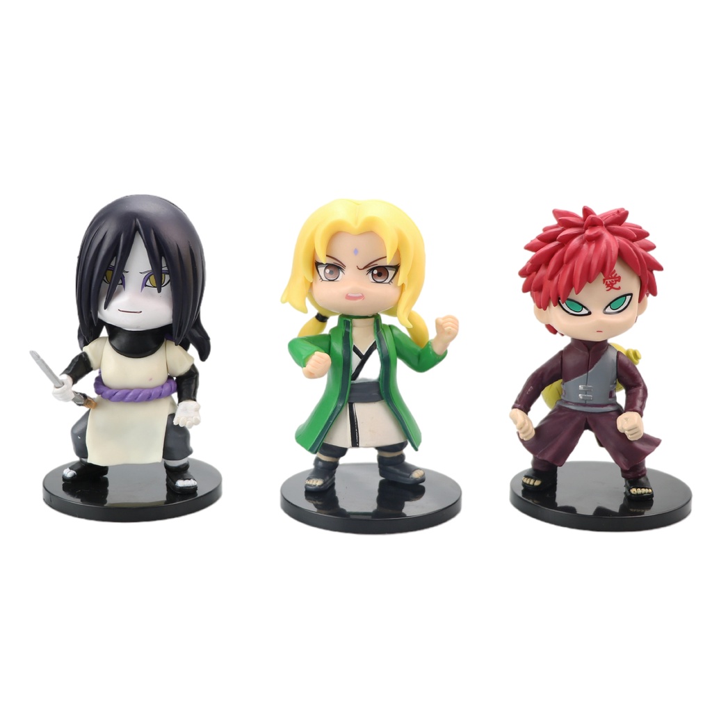 Mô hình để bàn 6 nhân vật Naruto phong cách ChiBi cao 11cm - NTR03B