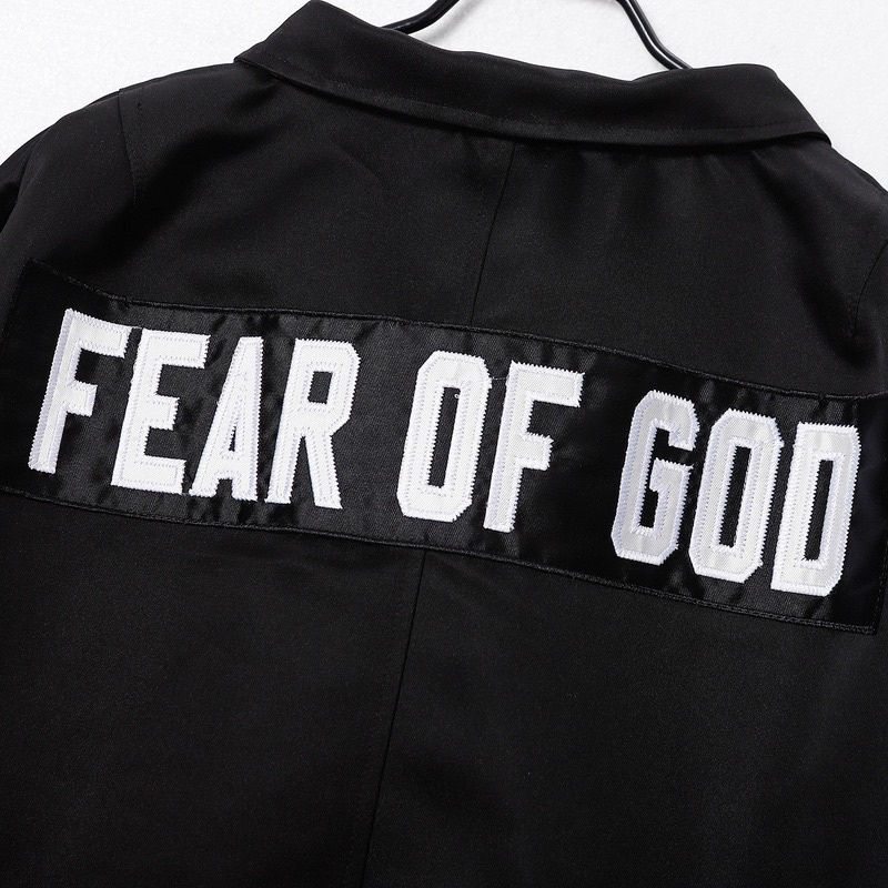 Áo khoác FEAR OF GOD 5TH /Fear of God Baseball Coach Jacket  Jacket FOG 5TH