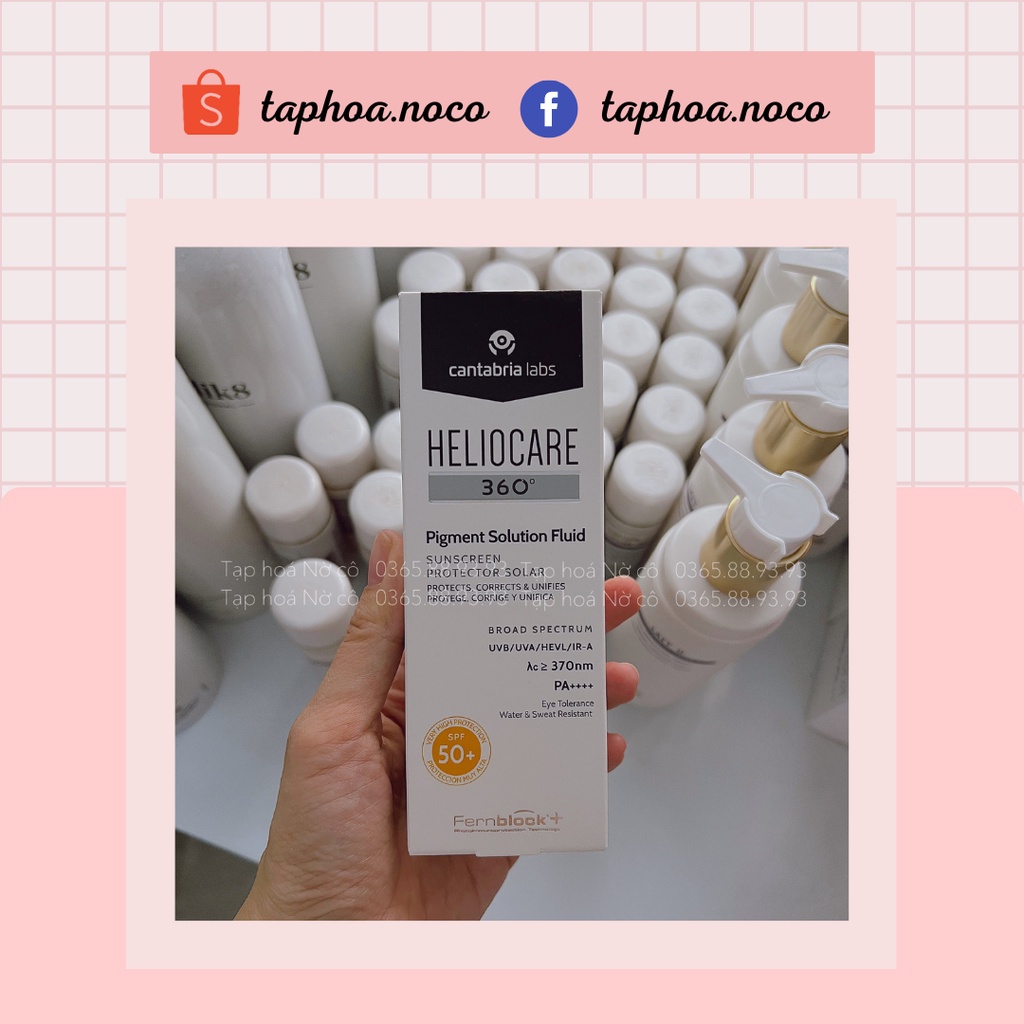 Kem chống nắng Heliocare 360 pigment solution fluid spf50+