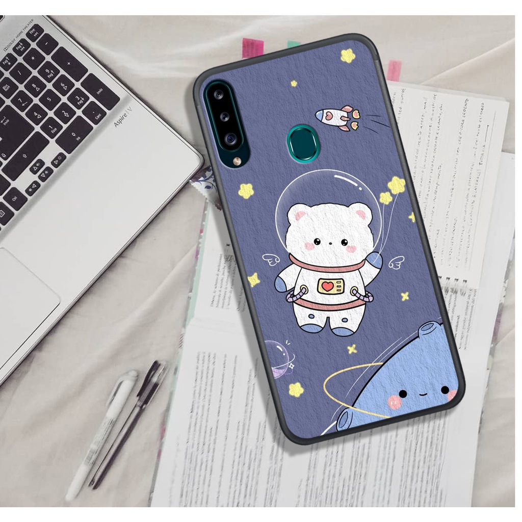 [ HOT BỎNG TAY] ỐP LƯNG SAM.SUNG  A20S/M20/M30, IN HINH CHIBI PHI HÀNH GIA ĐÁNG YÊU, SIÊU CUTE.