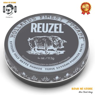 Sáp Vuốt Tóc Reuzel Extreme Hold Matte Pomade 113ml - Chính hãng