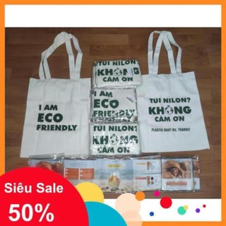 Túi vải tote đeo vai