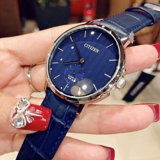 Đồng hồ nam Citizen BE9170 dây da xanh navy