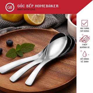 Muỗng Súp Ngắn Inox SUS 304 - Muỗng Cơm - Dụng Cụ Bàn Ăn - GBCU014