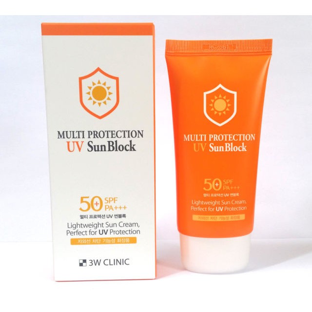 Kem Chống Nắng Hoàn Hảo 3W Clinic Intensive UV Sunblock CreamSPF 50++