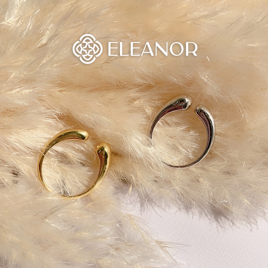 Nhẫn Bạc Nữ Eleanor Hình Cung Hở Phá Cách Và Thời Trang