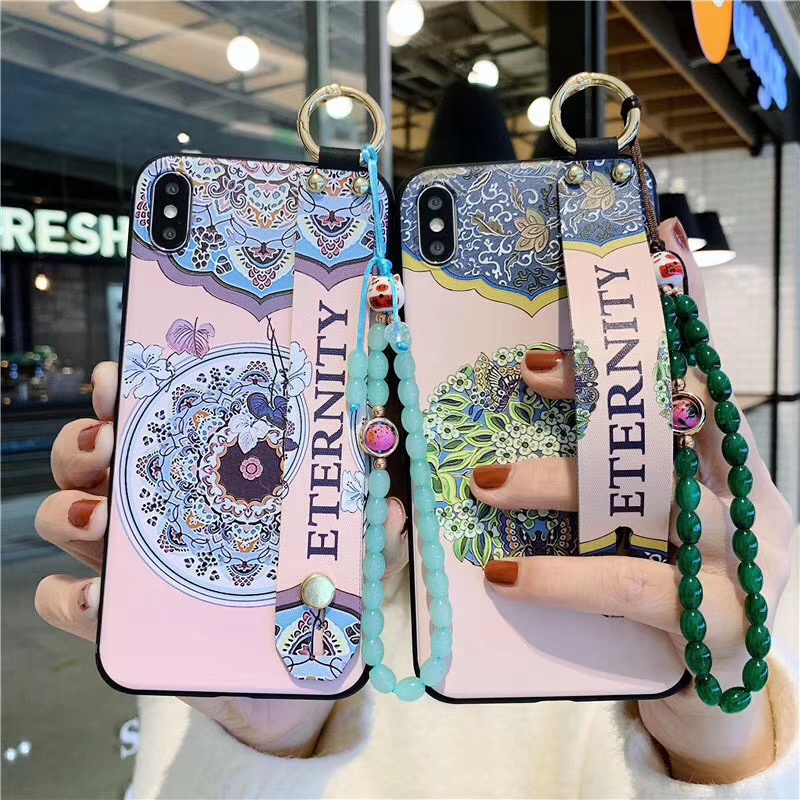 Ốp điện thoại TPU mềm có quai đeo cổ tay cho OPPO A5 A9 A31 2020 A8 A52 A92 F9 A7 A5s A3s
