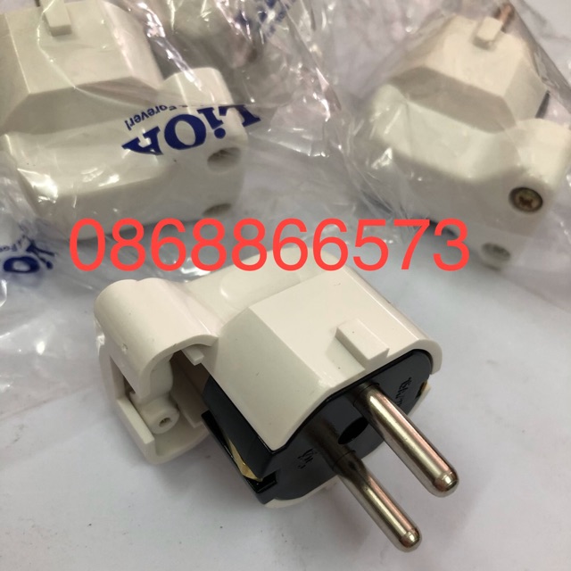 Phích cắm LiOA tiêu chuẩn Châu Âu Hàn Quốc EUR€5