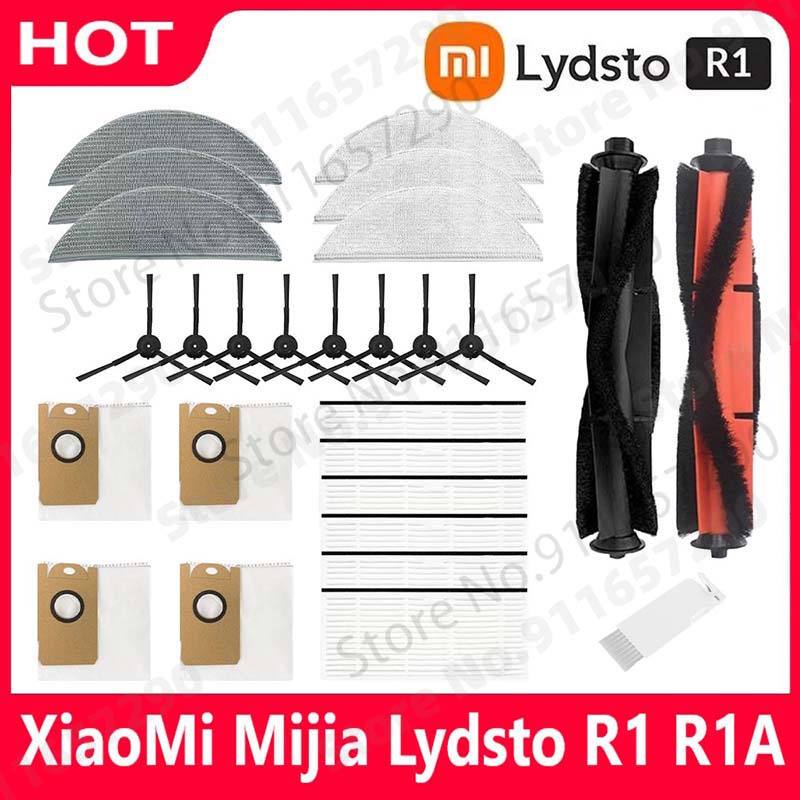 XiaoMi Mijia Lydsto R1 R1A Túi Vải Lọc HEPA Chổi Quét Chính Cho Robot Hút Bụi