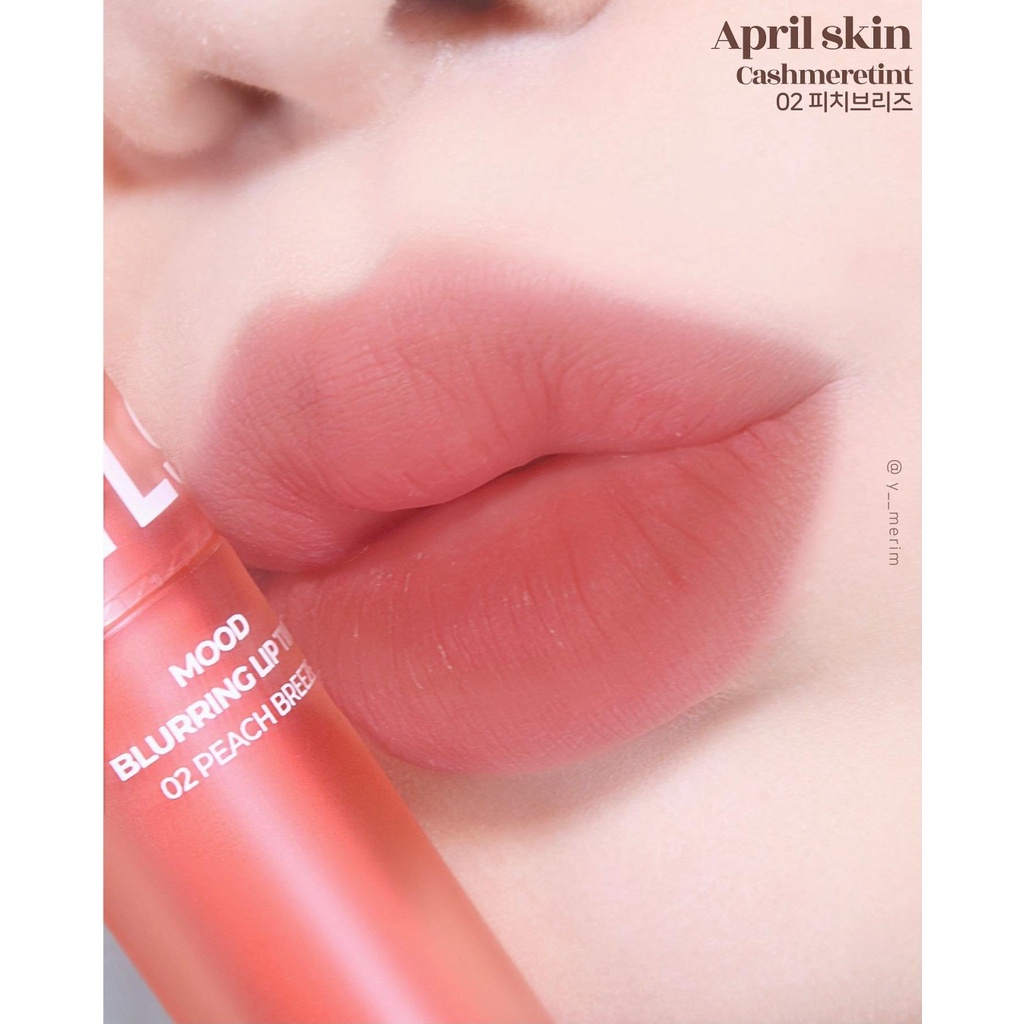 Son kem lì Aprilskin Mood Blurring Lip Tint 4g