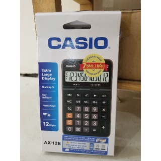 Máy Tính Văn Phòng Casio AX - 12B - W-DC