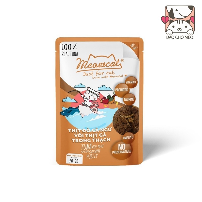 Pate Meowcat 70gr có 4 vị HOT dành cho mèo - Đảo Chó Mèo