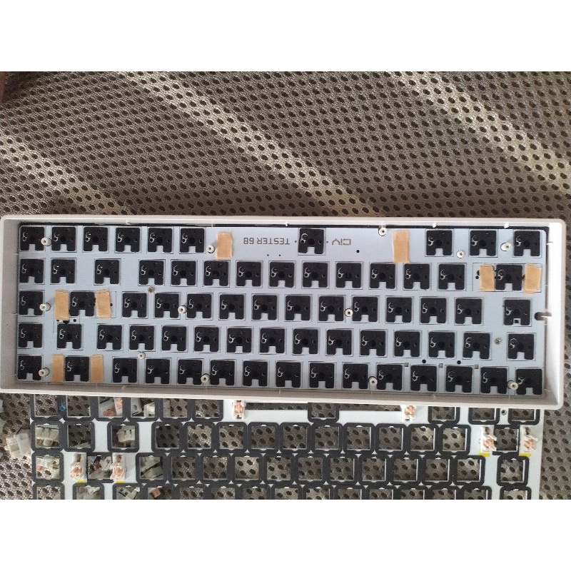 Kit bàn phím cơ Tester68 CIY GK68 Full Mod