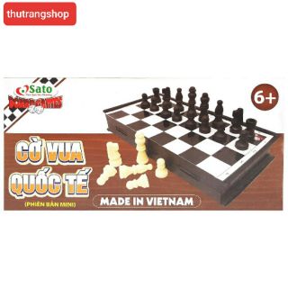Bộ cờ vua mini kích thước 242x242mm có nam châm đồ chơi an toàn Việt