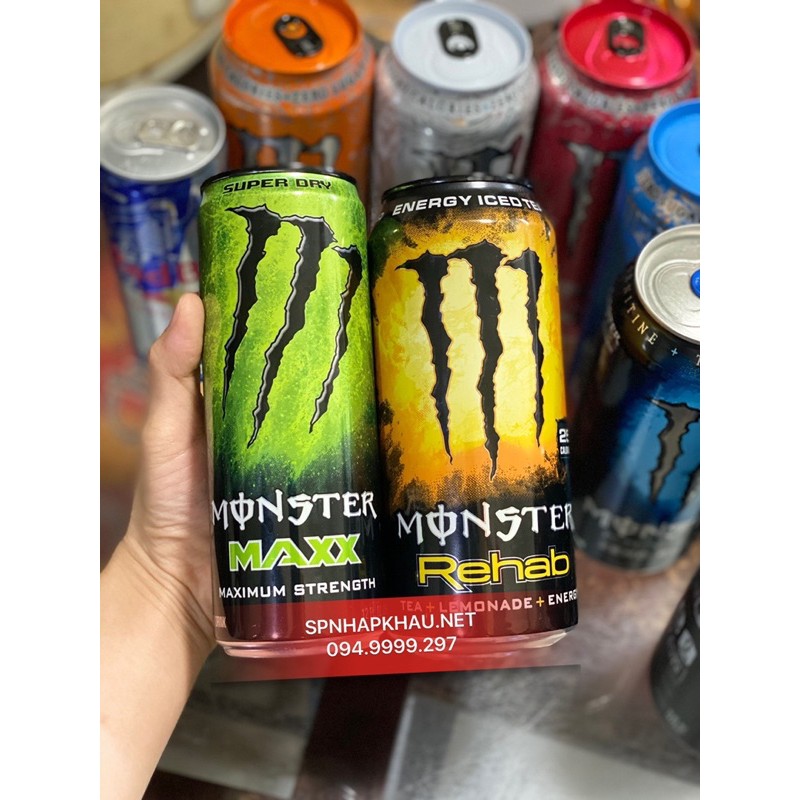 Nước Tăng Lực Monster Mỹ 473ml Lon Lớn