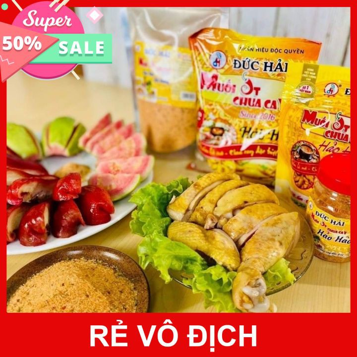 MUỐI HẢO HẢO 😋XẢ KHO BÁN LỖ 😋 Muối Đức Hải chua cay 500gr, Siêu ngon, siêu hấp dẫn