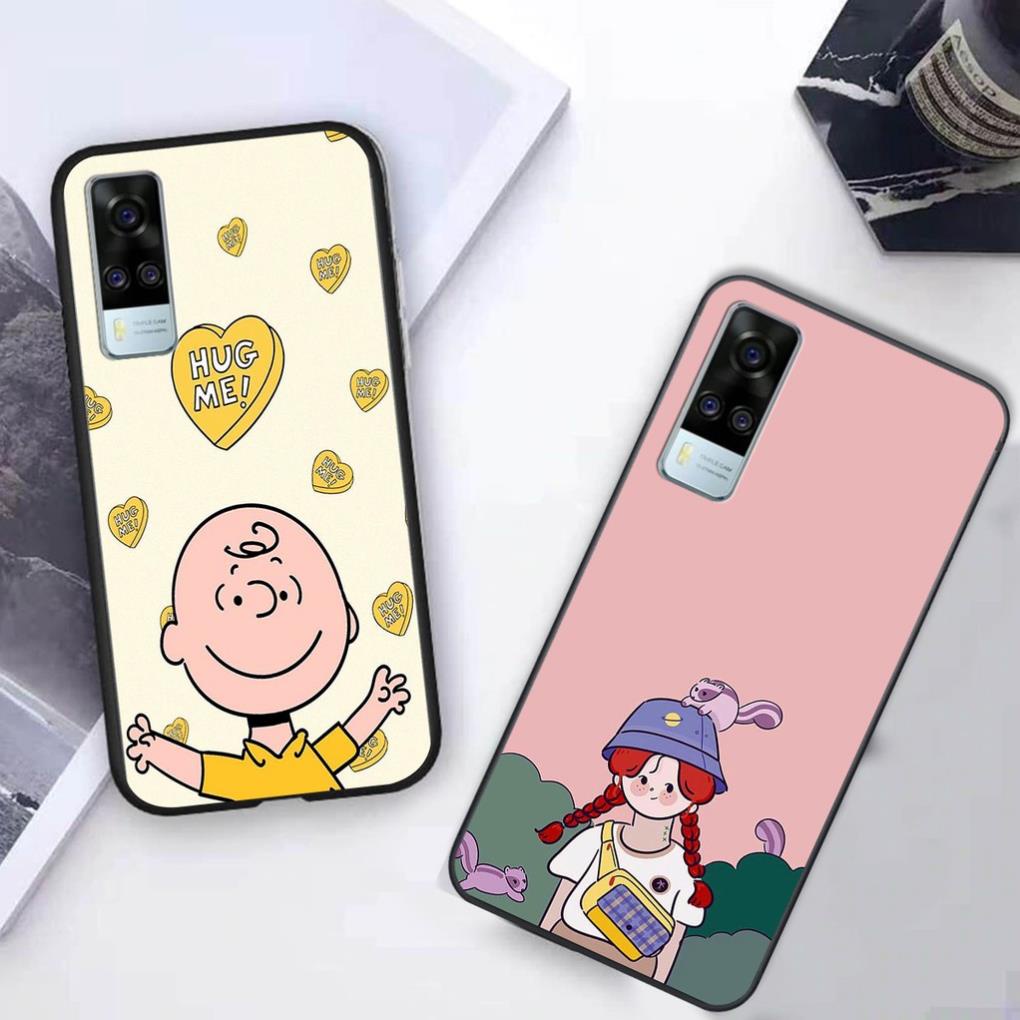 Ốp lưng ép kính chống bể Vivo y51 2020 vivo y53s 4g vivo y33 hình siêu đáng yêu, ngộ nghĩnh cực đẹp phần 2