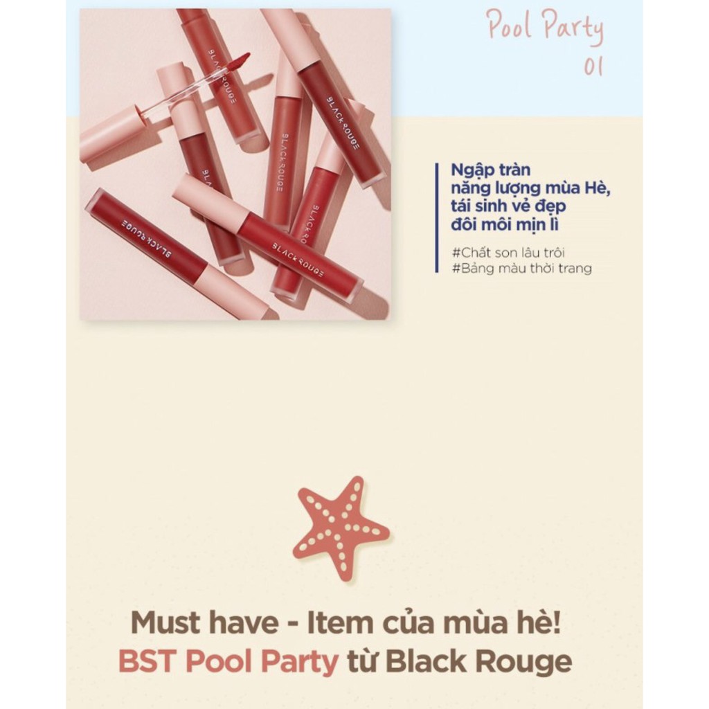 [Authentic] Son Kem Lì Black Rouge All Day Power Proof Matte Tint MT01, MT02, MT03, MT04 | BigBuy360 - bigbuy360.vn