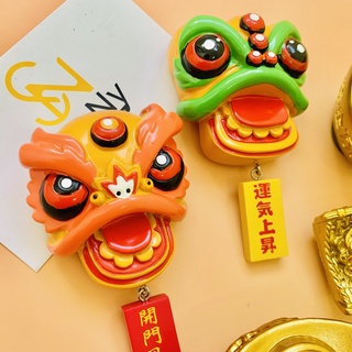 Nam châm tủ lạnh hình ảnh Đầu Lân may mắn