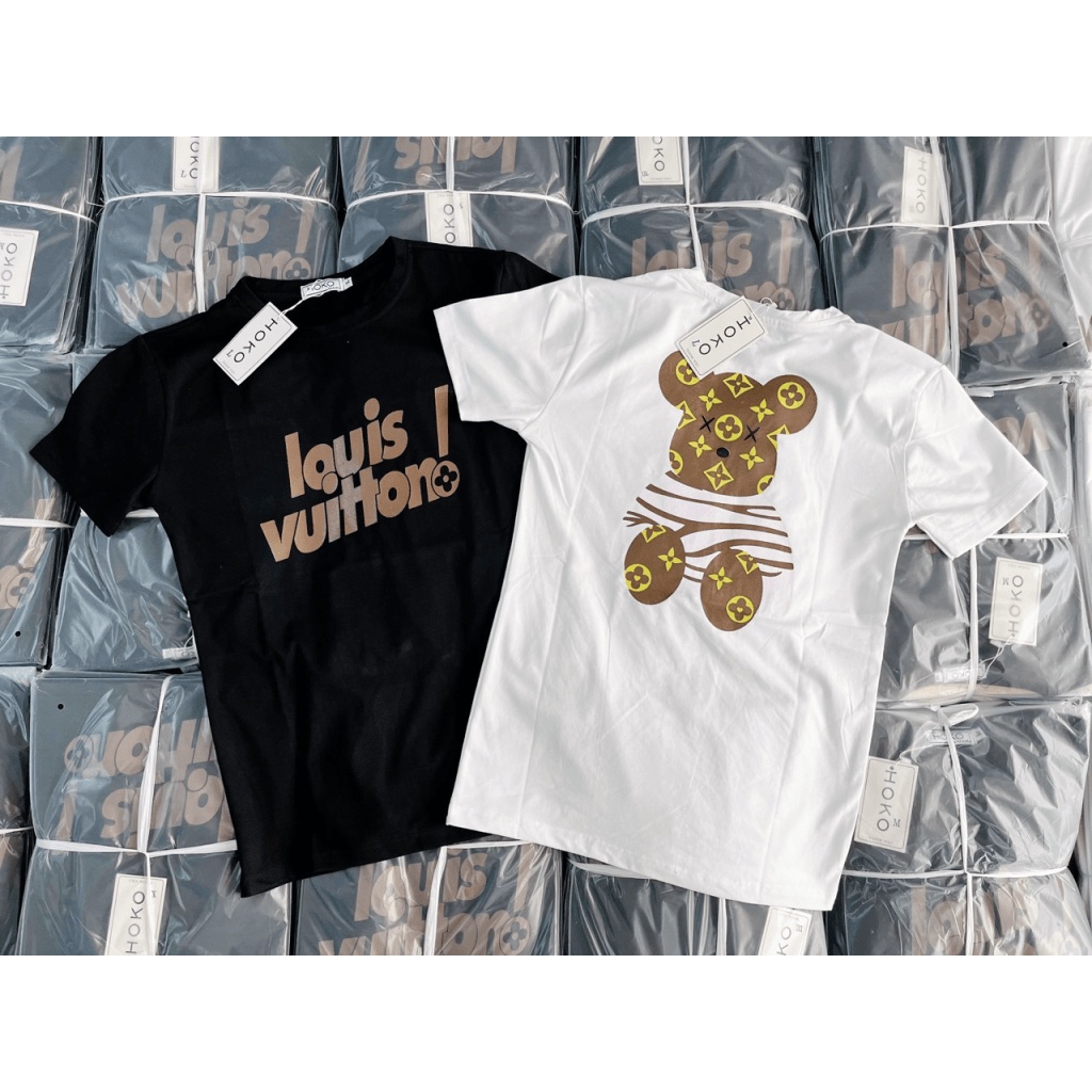 (HÀNG MỚI) [FREE SHIP] ÁO THUN CỔ TRÒN CHÚ GẤU BỰ SIÊU XINH CỰC HOT CHO CÁC CẶP ĐÔI- HÌNH THẬT SHOP TỰ CHỤP