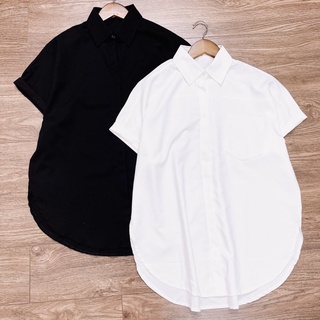 SƠ MI ĐEN - SƠ MI TRẮNG - BIGSIZE - ĐỦ SIZE - Vải Mát