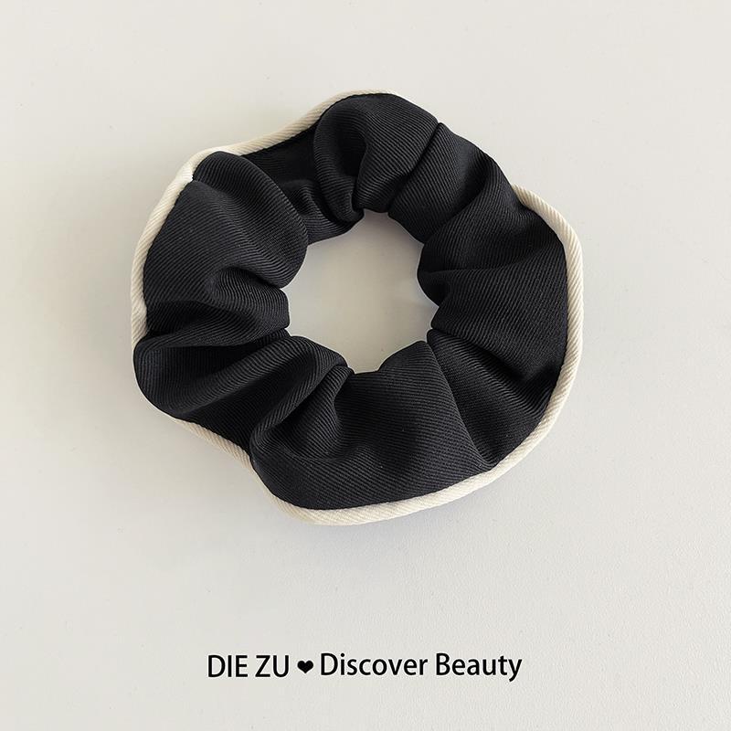 Dây Buộc Tóc Cao Su Vải Màu Trơn Phong Cách Pháp Thời Trang Mới 2022 Cho Nữ
