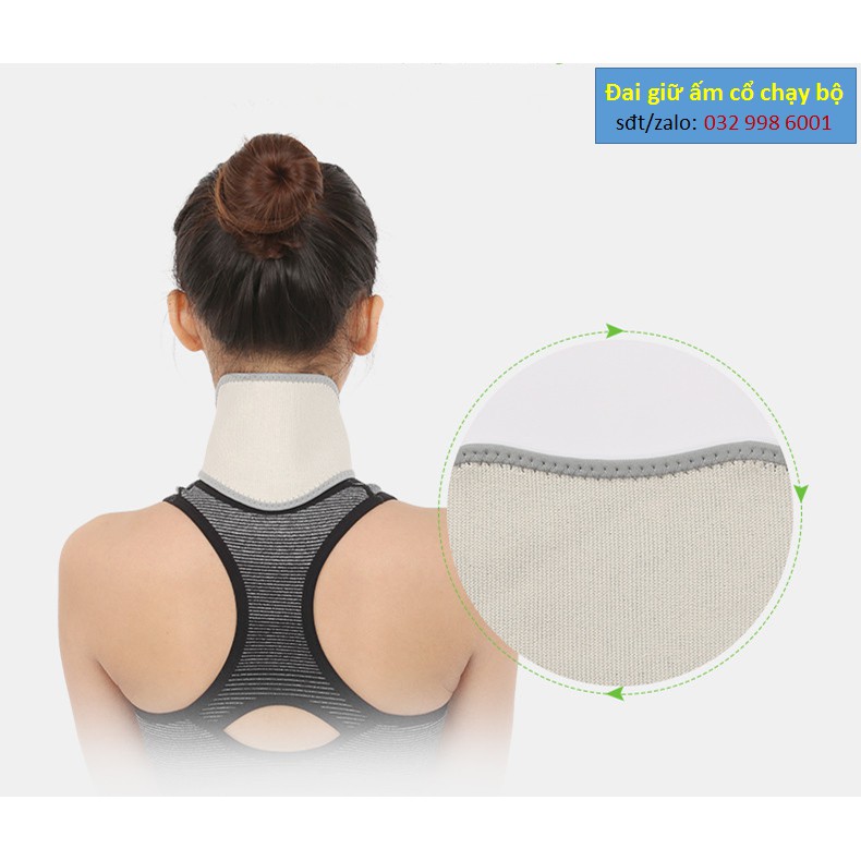 Băng cổ đá nóng tương trợ điều trị đau nhức cổ A009 kiêm khăn cổ che chở chống lạnh tvdl4