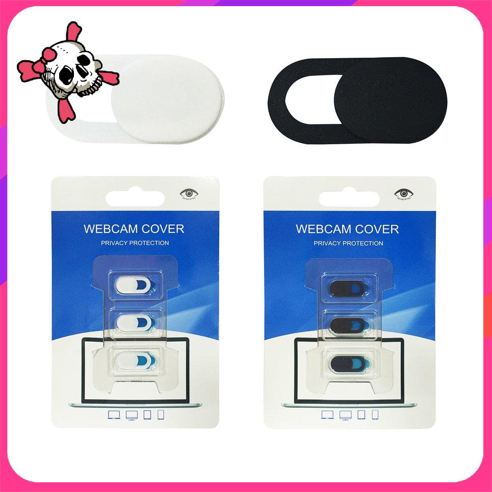 ⚡Fk FK⚡Set 3 vỏ bọc bảo vệ Camera Mini hình Oval bằng kim loại có nắp trượt từ tính | BigBuy360 - bigbuy360.vn