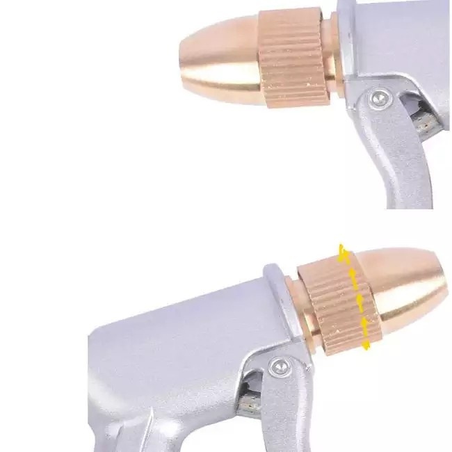 Vòi xịt rửa xe chuyên nghiệp tăng áp lực nước 300% phun nước rửa xe, tưới cây tăng áp đa năng (màu trắng)