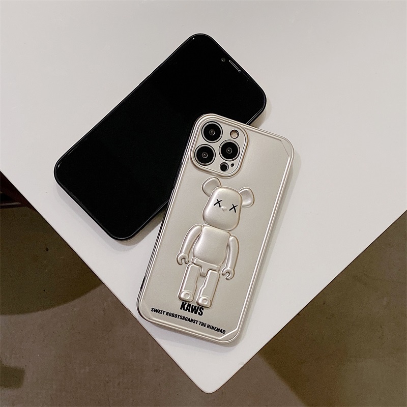 Ốp Điện Thoại Hình Gấu 3D Chống Sốc Chống Bụi Cho iPhone 11 11Pro Max 13 Pro Max 13 Pro 13 iPhone 12 12 Pro Max 12 Pro