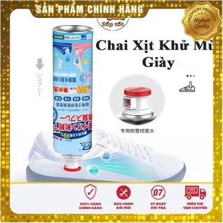 Xịt khử mùi giày, chống hôi chân, nano bạc, loại bỏ mùi hôi, vi khuẩn trong giày 260ml - TuanBoutique