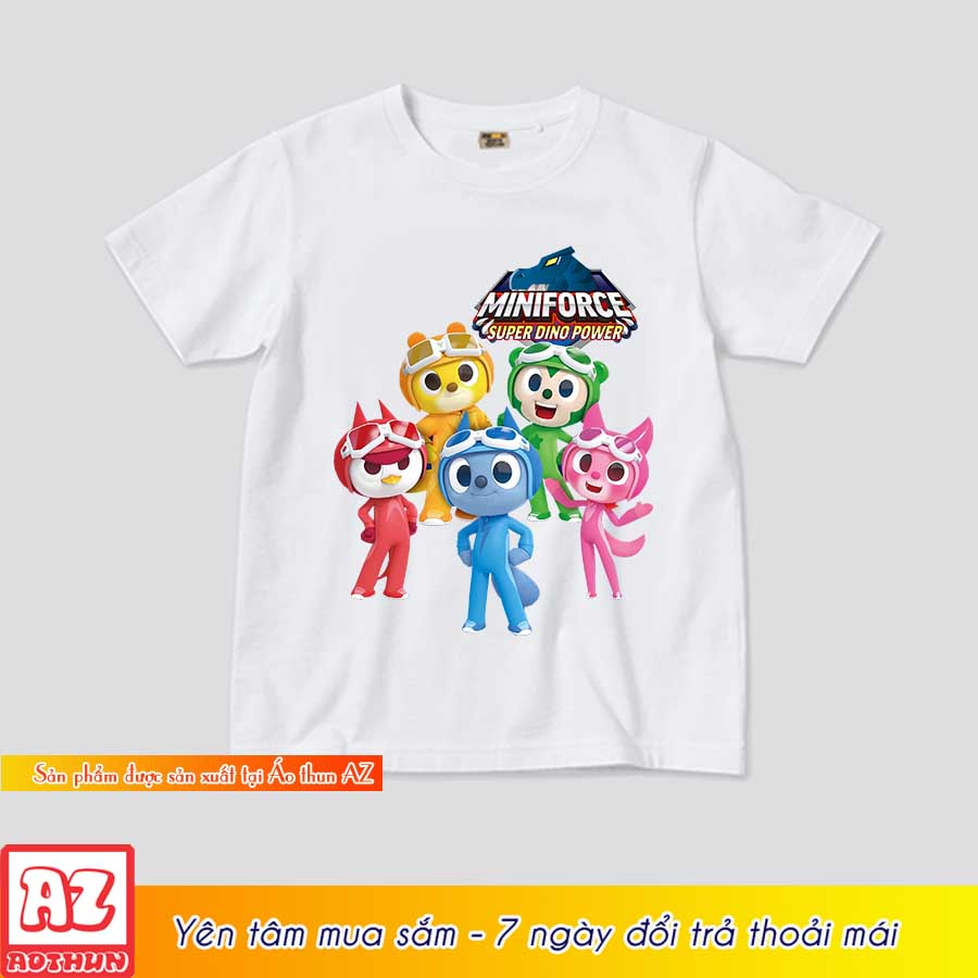 Áo thun in hình đội biệt đội kích nhỏ force X trẻ em nhiều màu M3131