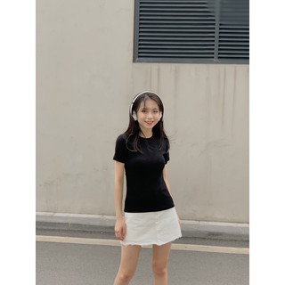 áo thun tăm ngắn tay basic form dài 41901 AP481 1994closet