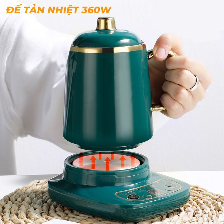 Cốc hầm đa năng, Cốc chưng yến, Ấm chưng yến, Nồi tiềm mini đa năng - Nồi hầm cháo cá nhân HADASA- BẢO HÀNH CHÍNH HÃNG