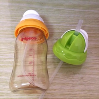 Ống hút thay thế bình tập uống Pigeon cổ nhỏ