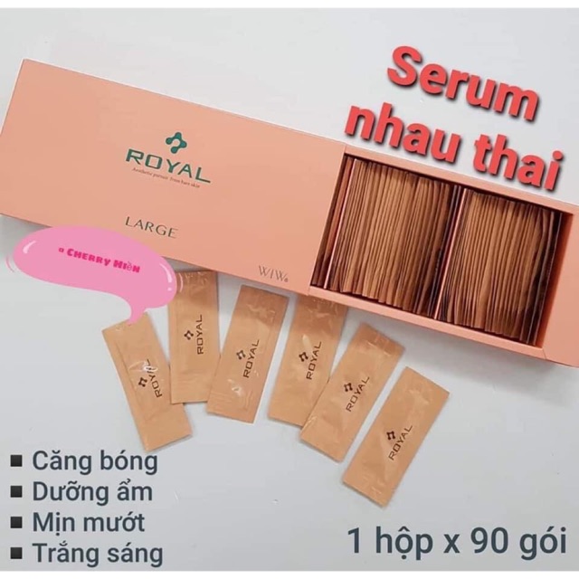 Tinh chất serum nhau thai cuống rốn royal Nhật Bản (lẻ 1 gói)