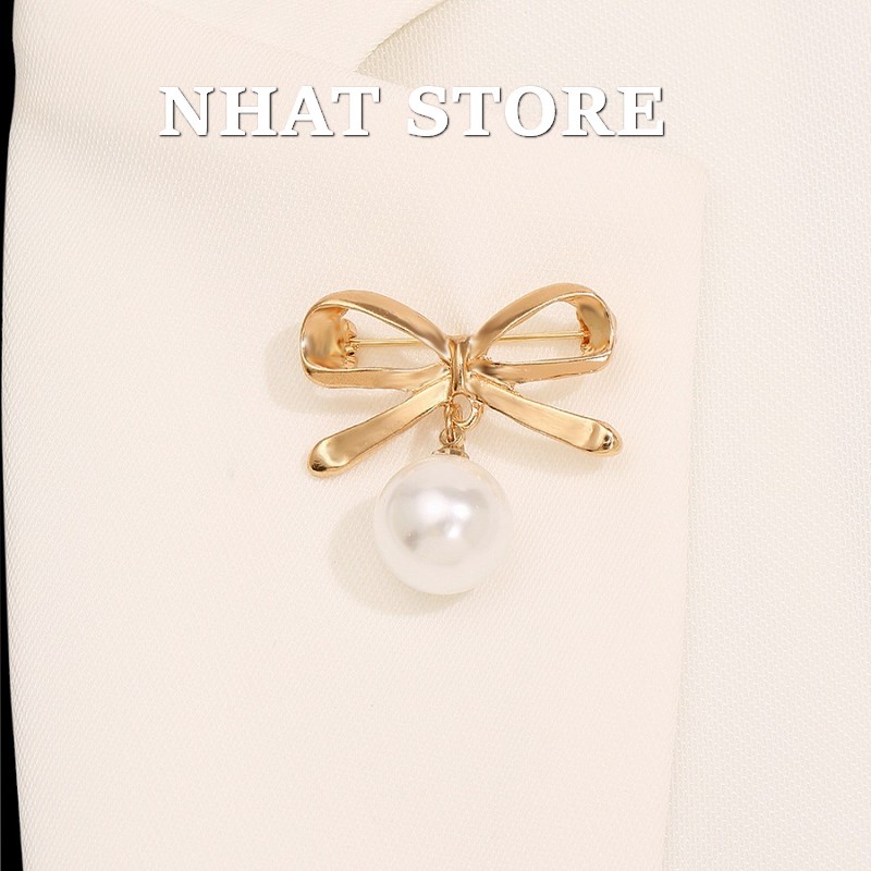 Ghim áo vest nữ, cài áo Basic Nhat Store