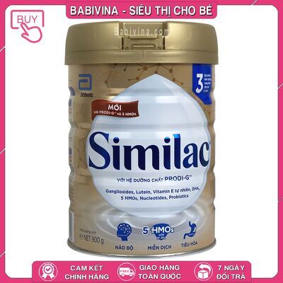 Sữa bột Similac 1-2-3-4 lon 900g