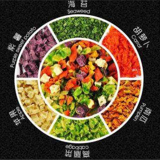 Rau củ sấy cho thú cưng túi 100gr