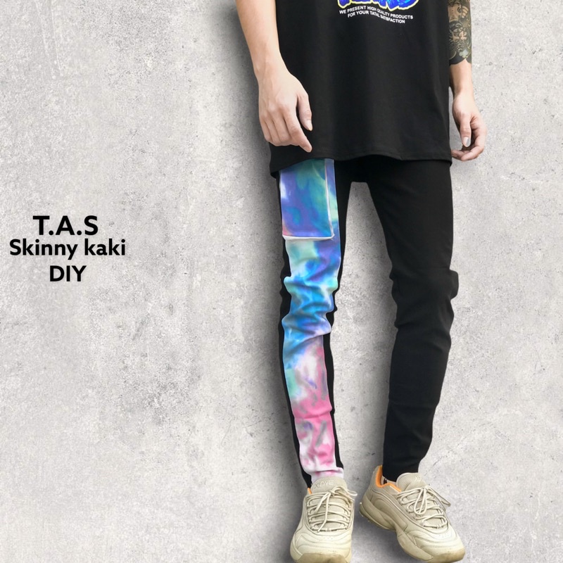 Quần Kaki - Tiedye-Skinny Pants