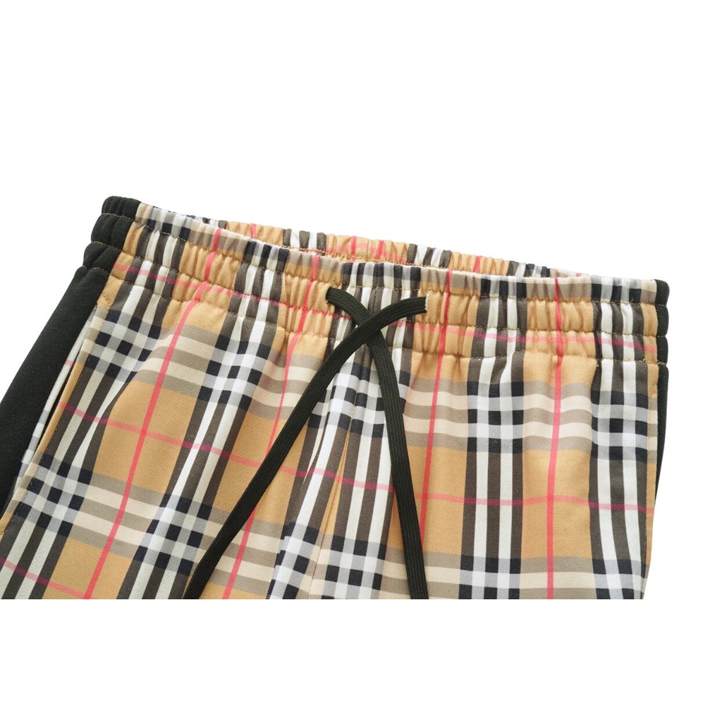 Quần Dài Cotton Họa Tiết Sọc Caro Trắng Đen Thời Trang Cho Nam Và Nữ