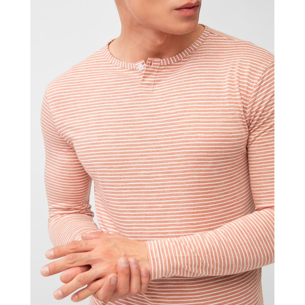 Áo thun nam sọc tay dài cổ trụ After All - A06-02 | BigBuy360 - bigbuy360.vn