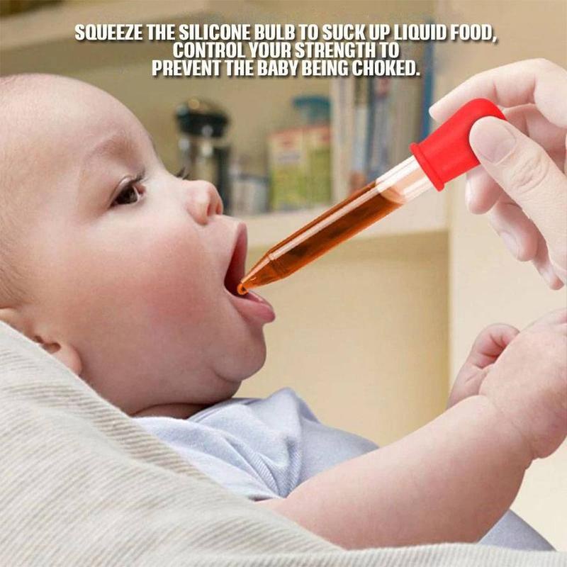 Bộ dụng cụ cho bé ăn uống thuốc bằng silicon mềm mại 3 trong 1 (có hộp đựng)
