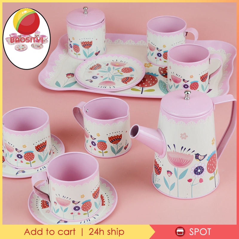 Bộ 12 món đồ chơi giả tách trà cho bé