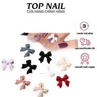 Set nơ charm nail gắn móng trang trí